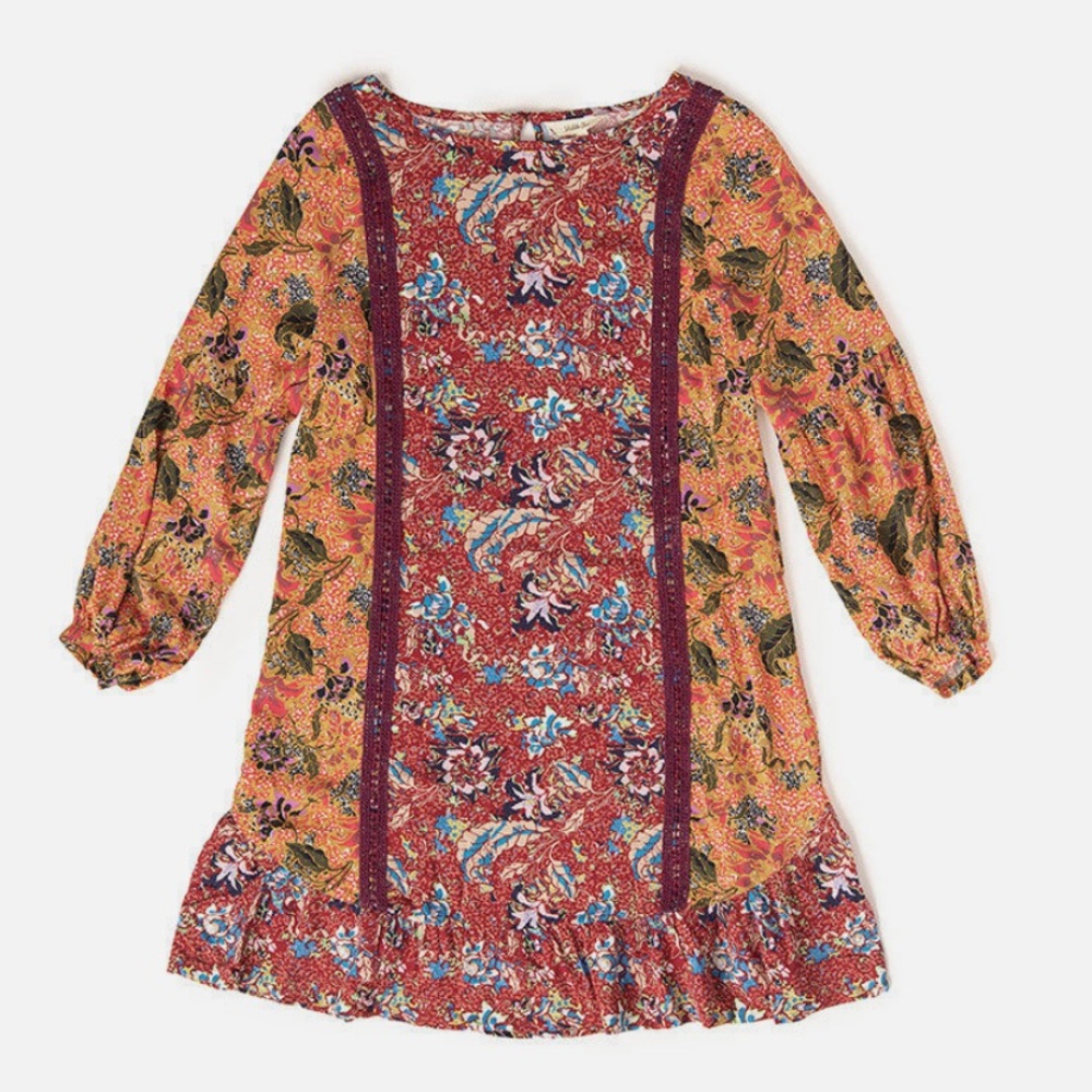 Matilda Jane Choose Your Own Path Lovely Menagerie Dress Womens Large Multicolor - Picture 2 of 4